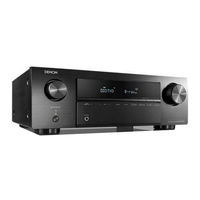 Denon AVR-X250BTBKE2 Manuel De L'utilisateur