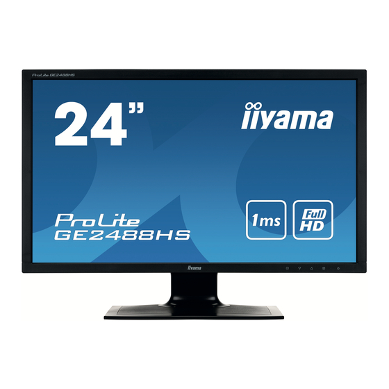 Iiyama ProLite GE2488HS Mode D'emploi