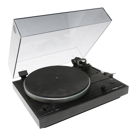 THORENS TD 320 MK II Manuels