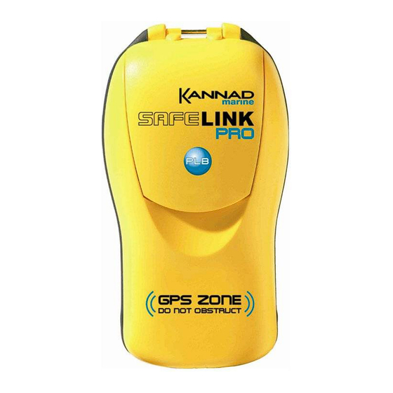 Kannad SAFELINK PRO Manuel Utilisateur