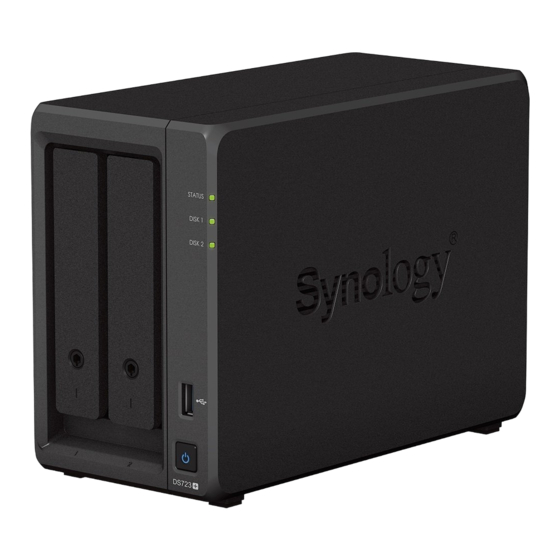 Synology DS723+ Manuel Du Produit