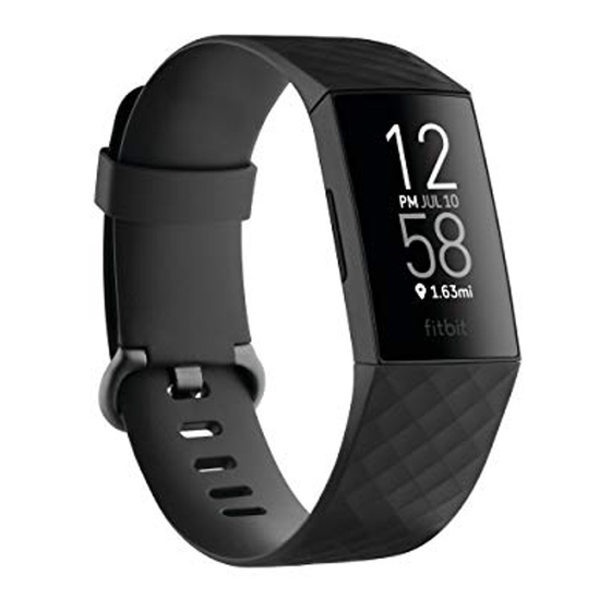 Fitbit charge 4 Manuel Utilisateur
