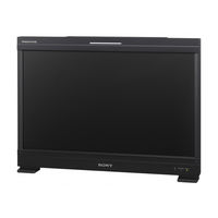 Sony TRIMASTER EL BVM-F250A Mode D'emploi