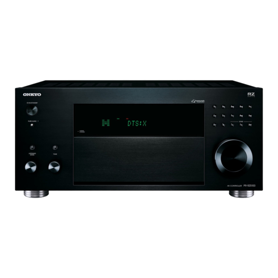 Onkyo PR-RZ5100 Mode D'emploi Base