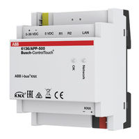 ABB Busch-ControlTouch 6136 Manuel Produit