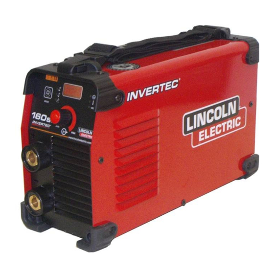 Lincoln Electric INVERTEC 160SX Manuel D'utilisation