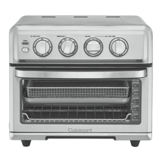 Cuisinart TOA-70C Serie Livret D'instructions Et De Recettes