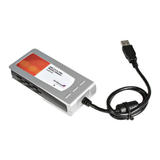 StarTech USB2VGA2 Guide De L'utilisateur