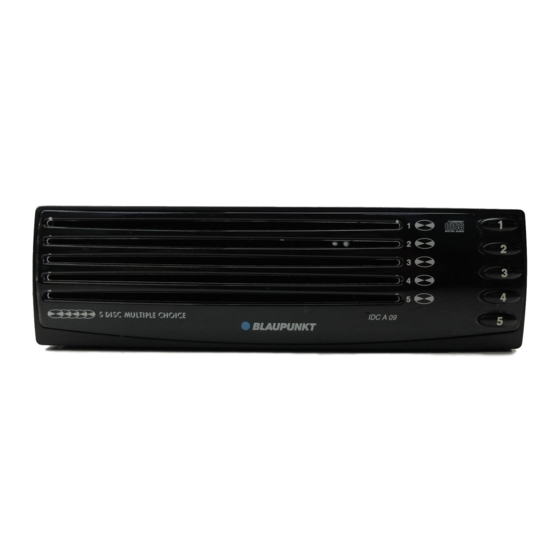 Blaupunkt IDC A09 Notice D'emploi Et De Montage