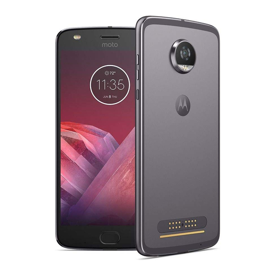 Lenovo Motorola moto Z2 PLAY Mode D'emploi