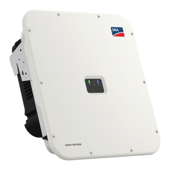 SMA SUNNY TRIPOWER X 12 Notice Résumée