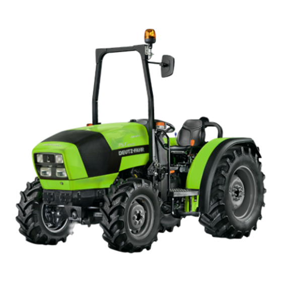 DEUTZ-FAHR AGROCOMPACT Série Manuels