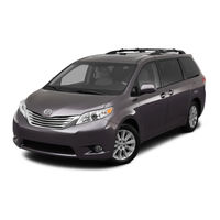 Toyota SIENNA 2012 Manuel Du Propriétaire