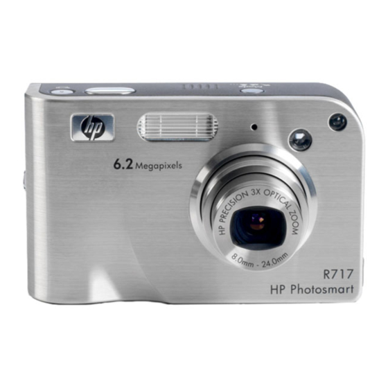 HP Photosmart R717 Manuel De L'utilisateur