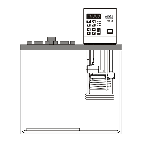 SCHOTT Instruments CT 52 Mode D'emploi