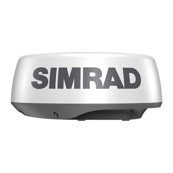 Simrad Halo20 Manuel D'installation