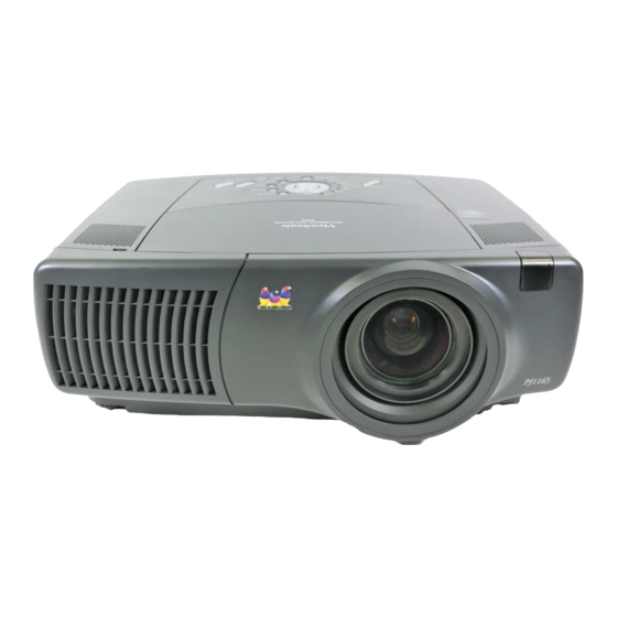 ViewSonic PJ1165 Guide De L'utilisateur