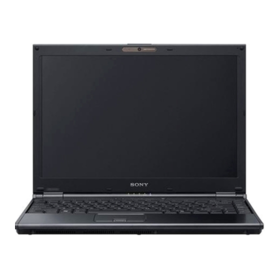 Sony VAIO VGN-SZ Série Guide De L'utilisateur