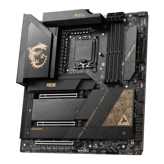 MSI MEG Serie Guide D'utilisation
