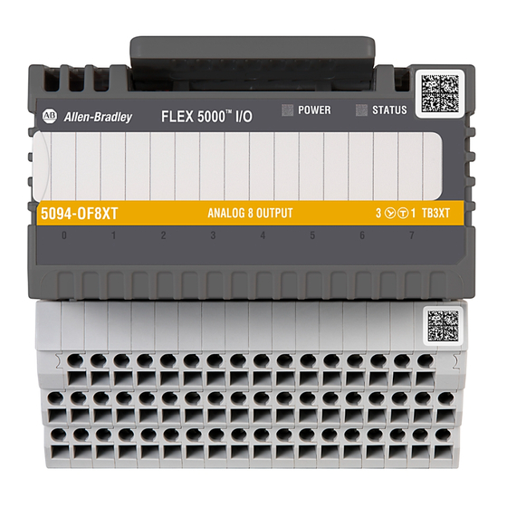 Rockwell Automation Allen-Bradley FLEX 5000 Notice D'installation