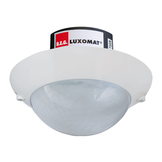 B.E.G. LUXOMAT PD2 MAX UP DUO Instructions D'utilisation, De Montage Et De Mise En Service