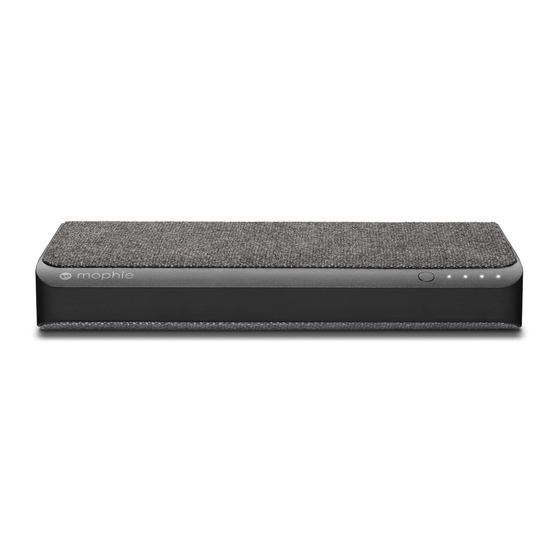 Mophie powerstation USB-C XXL Mode D'emploi