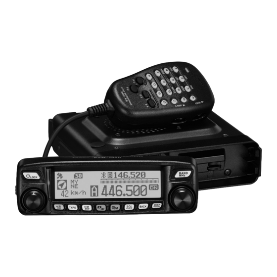 Yaesu FTM-100DE Manuel D'utilisation