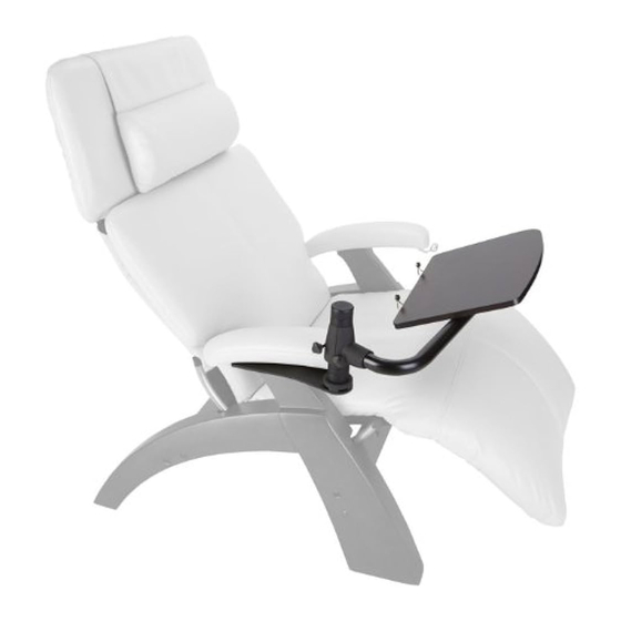 Human Touch Perfect Chair Laptop Desk Mode D'emploi Et D'entretien