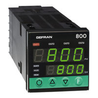 gefran 800V Manuel De L'utilisateur