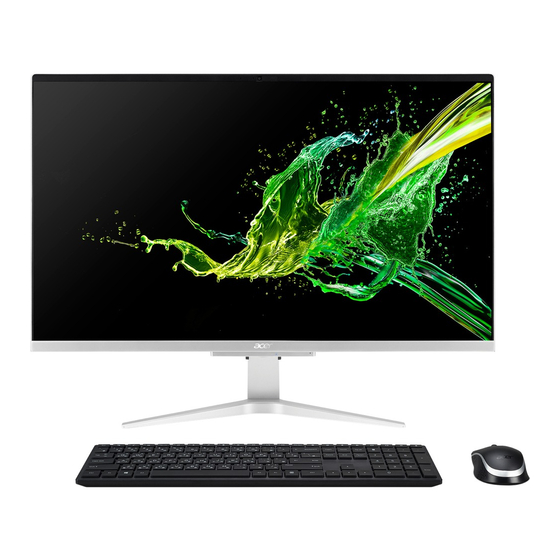 Acer ASPIRE C27-962 Manuel D'utilisation