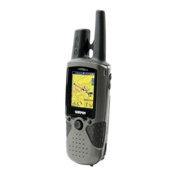 Garmin Rino 520 Guide De L'utilisateur