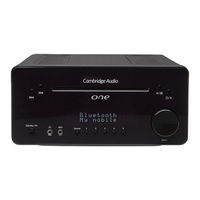 Cambridge Audio ONE Manuel De L'utilisateur