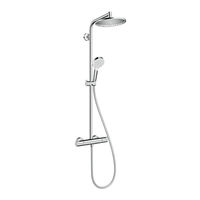 Hansgrohe Crometta S 240 1jet Showerpipe 27267000 Mode D'emploi / Instructions De Montage