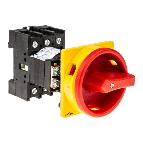 Eaton P1 V/SVB Serie Notice D'installation