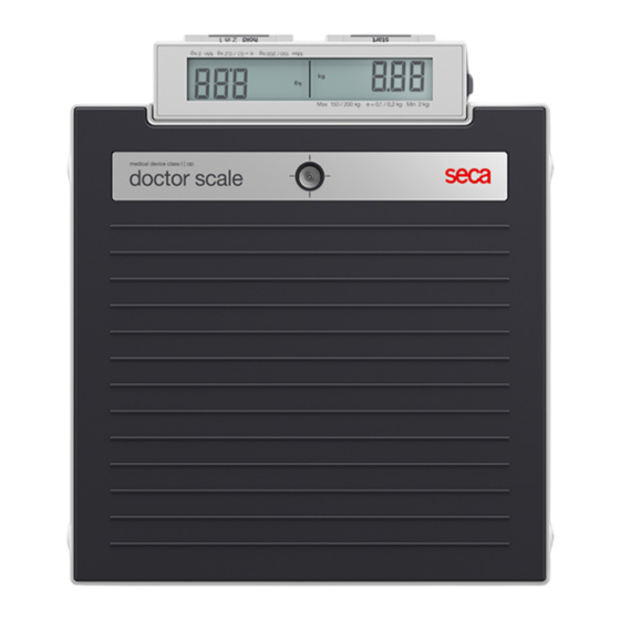 Seca 878 dr Mode D'emploi