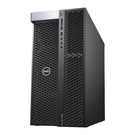 Dell Precision 7920 Manuel Du Propriétaire