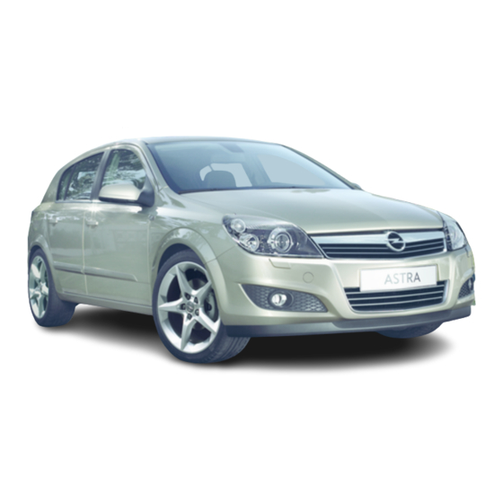 Opel ASTRA 2012 Manuels