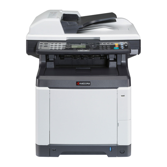 Kyocera ECOSYS M6026cdn Guide D'installation Rapide