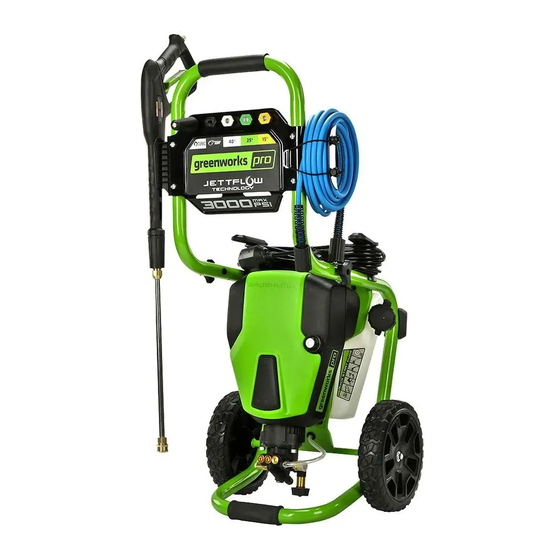 GreenWorks Pro GPW 3000 Manuel De L'utilisateur