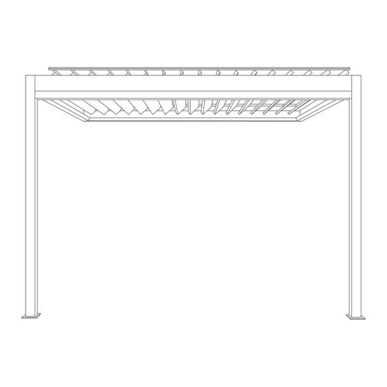 PERGOLA BIOCLIMATIQUE Instructions De Montage