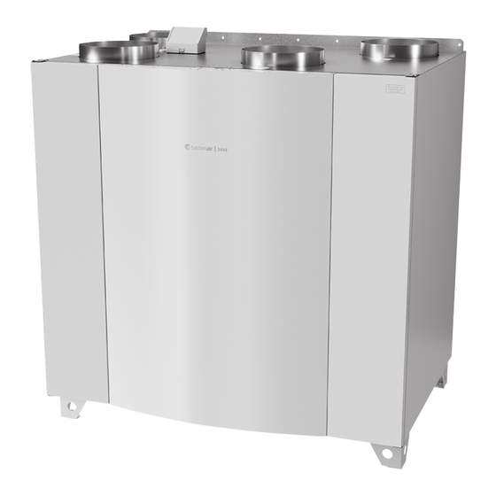 SystemAir SAVE VTC-E 700 Instructions D'entretien