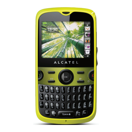 Alcatel Onetouch Tribe OT-800 Manuels