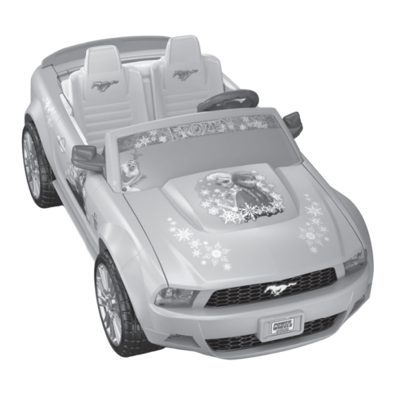 Fisher-Price POWER WHEELS CLK46 Guide De L'utilisateur