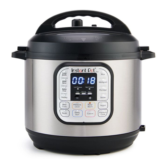 Instant Pot Nova Plus Série Manuels