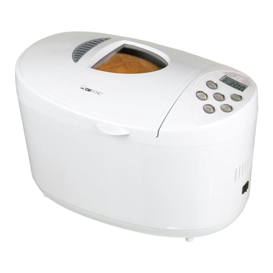 Clatronic BBA 2865 Mode D'emploi & Garantie