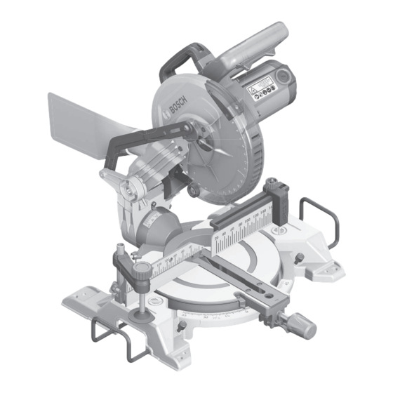Bosch GCM 216 Professional Notice Originale