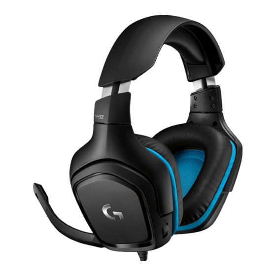 Logitech G G432 Manuel D'utilisation