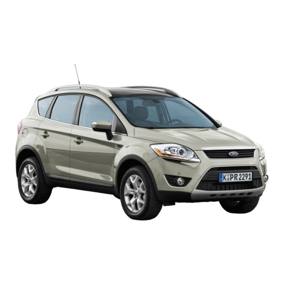 Ford Kuga 2008 Manuel Du Conducteur