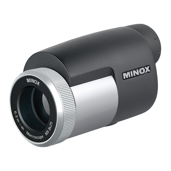 Minox MS 8x25 Manuels