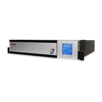 INFOSEC UPS SYSTEM E7 One 3000 RT IEC Manuel Utilisateur